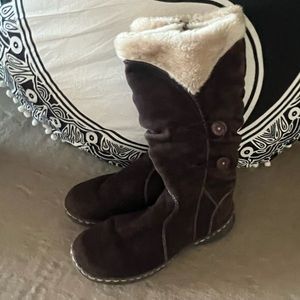 Bare Trap Suede Boot with Fur